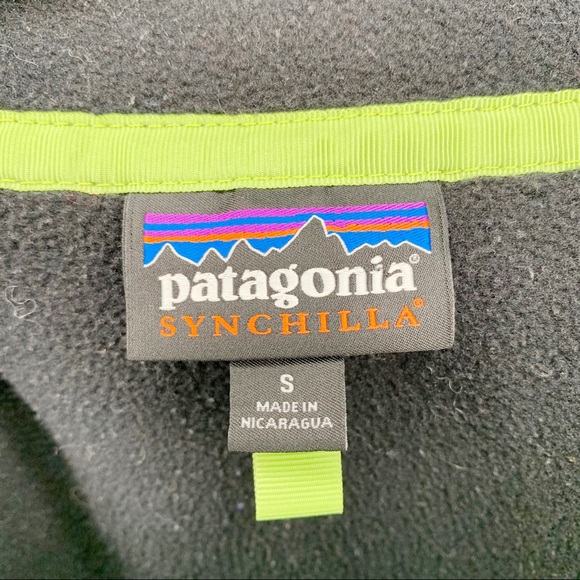 Patagonia Black Synchilla Snap-T Fleece Pullover - Picture 5 of 7